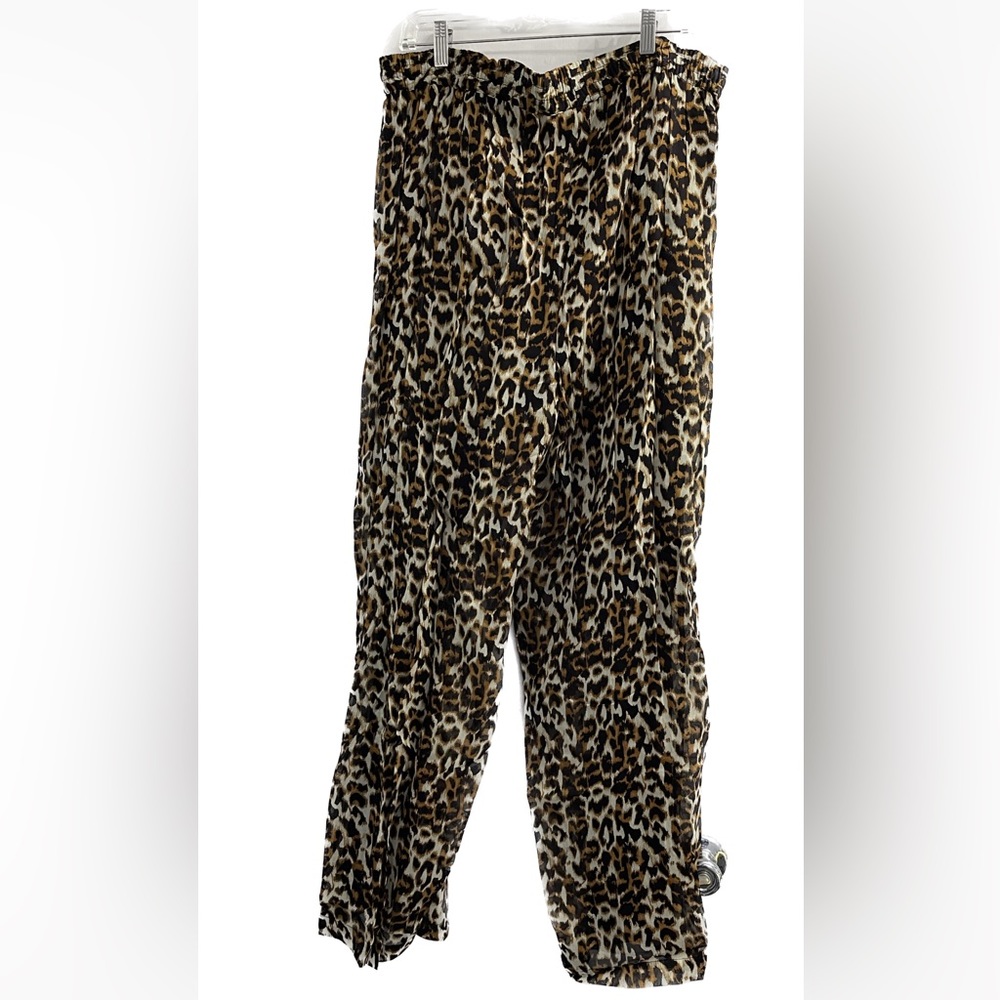 Newport News Stylework Animal Print Pants Size 14
